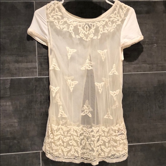Anthropologie Tops - Maeve Embroidered Top